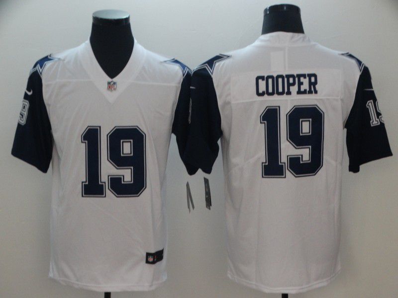 Men Dallas cowboys 19 Cooper White Thanksgiving Nike Vapor Untouchable Limited Playe NFL Jerseys